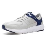 Tênis Masculino Sneaker Gelo Azul Couro DIfranca - 9002