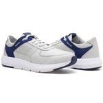 Tênis Masculino Sneaker Gelo Azul Couro DIfranca - 9002