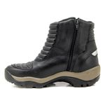 Bota Motociclista Unissex Preto Couro DIfranca - 950