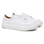 Tênis Masculino Casual Branco Couro DIfranca - 040