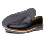 Mocassim Masculino Casual Preto Couro DIfranca - 030