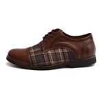 Sapato Social Modelo Inglês Oxford - Linha Chess - Gshoes - 68151 - Chocolate