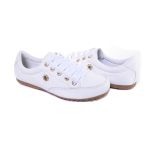 Sapatênis Tênis Mocassim Feminino Couro Flay Izabela Araújo - 100 - Branco