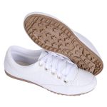 Sapatênis Tênis Mocassim Feminino Perfurado Izabela Araújo - 200 - Branco