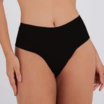 CALCINHA FIO DENTAL LATERAIS COMFORT PRETO