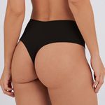 CALCINHA FIO DENTAL LATERAIS COMFORT PRETO