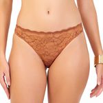 CALCINHA BIQUINI RENDADA CONHAQUE