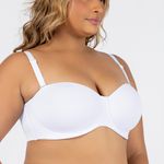 SUTIÃ BUSTIÊ PLUS BRANCO