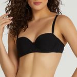 SUTIA COM BOJO BUSTIE PRETO