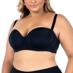 SUTIÃ COM BOJO BUSTIÊ PLUS PRETO