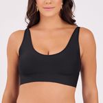 SUTIÃ TOP MOLDADO ULTRA PRETO