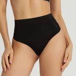 CALCINHA FIO DENTAL ZERO BARRIGA PRETO