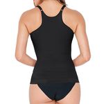 CAMISETA ZIP ZERO BARRIGA PRETO