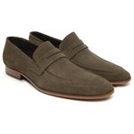 Loafer Brandon Camurça Verde Oliva