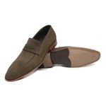Loafer Brandon Camurça Verde Oliva