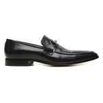 Loafer Treviso Croco Preto