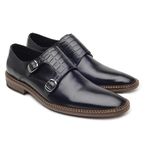 Sapato Monk Strap Ragusa Preto