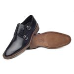 Sapato Monk Strap Ragusa Preto