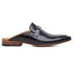 Slipper Mule Horsebit Preto