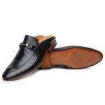 Slipper Mule Horsebit Preto