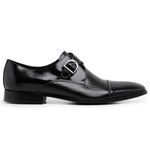Sapato Social Monk Strap Preto