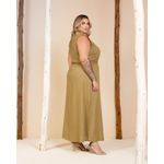 CONJUNTO CHEMISE E SHORT VERDE OLIVA - DIVAS VOGA