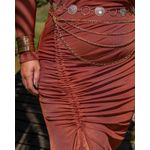 VESTIDO TULE MARROM - MARIA FRANCIA