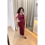 VESTIDO SOFIA REGATA - MARSALA 