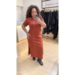 VESTIDO SOFIA MANGA - TERRACOTA
