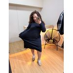 VESTIDO SOFIA MANGA LONGA - PRETO