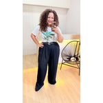 CALÇA PANTALONA VISCOLINHO - PRETA