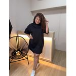 VESTIDO CAMISETÃO - PRETO