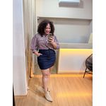 CAMISA CROPPED - XADREZ UVA
