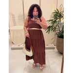 VESTIDO YARA - MARROM