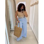 CALÇA PANTALONA FLÁVIA - AZUL