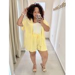 CONJUNTO KIMONO COM SHORT - AMARELO MANTEIGA