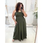 VESTIDO VALENTINA - VERDE MILITAR