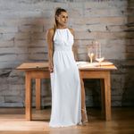 Vestido Longo Isabella Branco