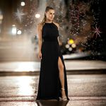 Vestido Longo Isabella Preto