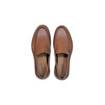 MOCASSIM CRETA CARAMELO COM DET. PRETO