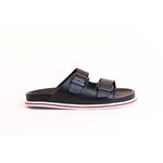 CHINELO MASCULINO SPRING PRETO COM DET. BORDÔ