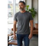 BÁSICA MASCULINA ALGODÃO EGÍPCIO - AZUL CAPRI