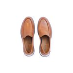 MOCASSIM CRETA COM DETALHE AZUL