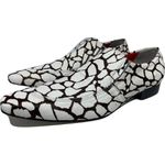 Sapato Masculino Italiano em Couro Social Executivo Branco Soul Bico Fino 504 Branco Branco
