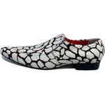 Sapato Masculino Italiano em Couro Social Executivo Branco Soul Bico Fino 504 Branco Branco