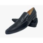 Sapato Masculino Italiano em Couro Social Executivo Bico Fino Preto Ref: 692