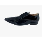 Sapato Masculino Italiano em Couro Social Executivo Bico Fino Preto Ref: 702
