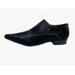 Mocassim Masculino Italiano em Pelo Social Preto - Ref: 717