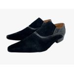 Mocassim Masculino Italiano em Pelo Social Preto - Ref: 745