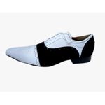 Sapato Masculino Italiano Em Couro Social Branco Ref: D848